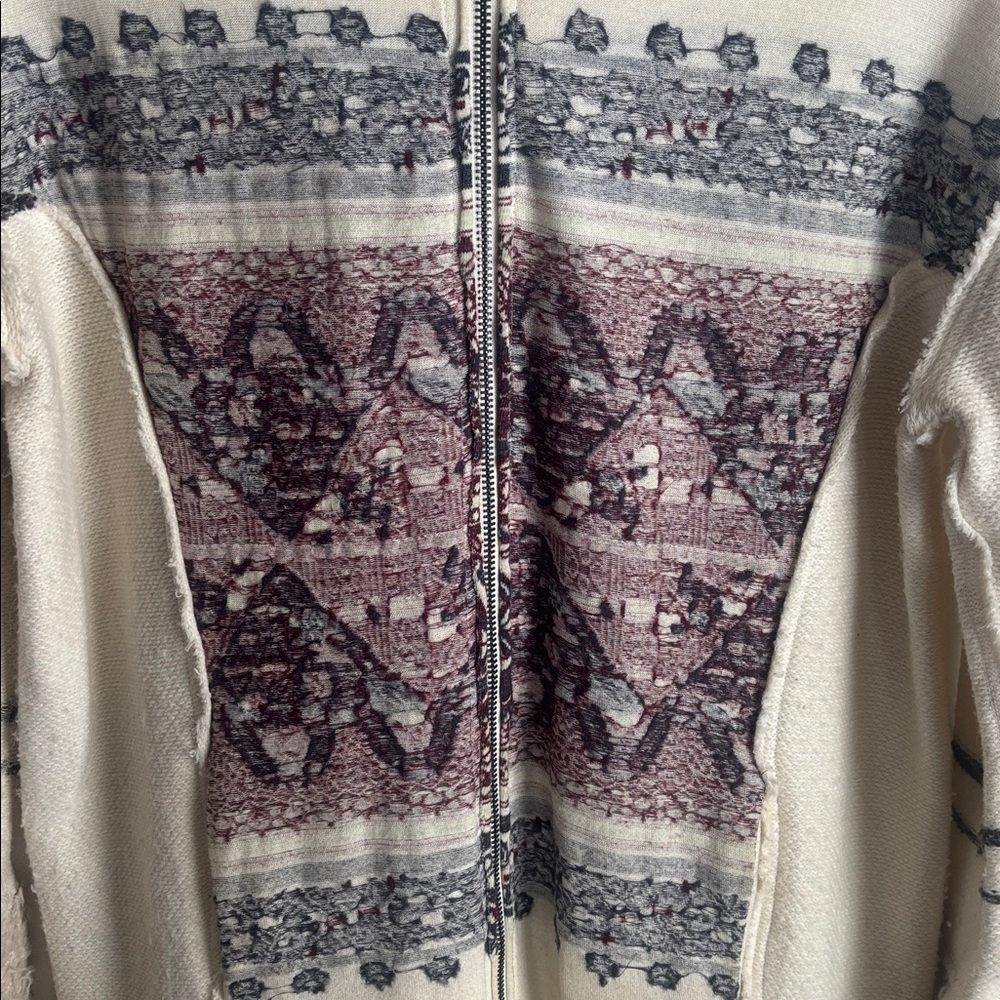 Free People | Nordic Knit Alpine Escape Long Zip Up Sz M - Picture 7 of 17